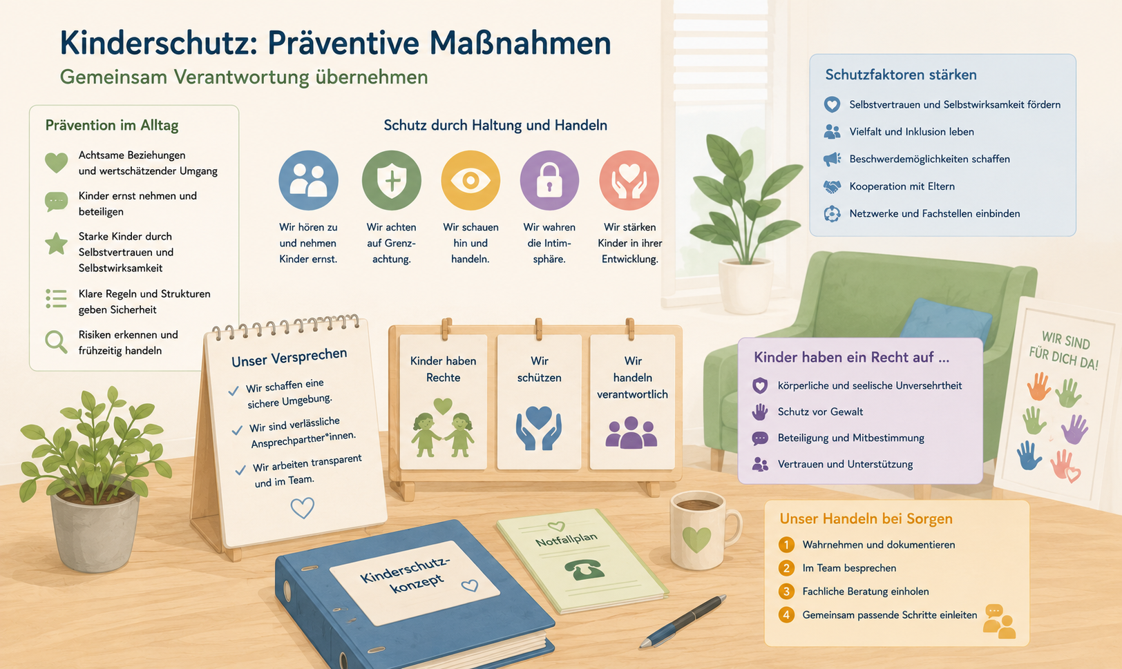 Modul 1.6 von 4 - Berufliches Selbstverständnis - Kinderschutz: Präventive Maßnahmen
