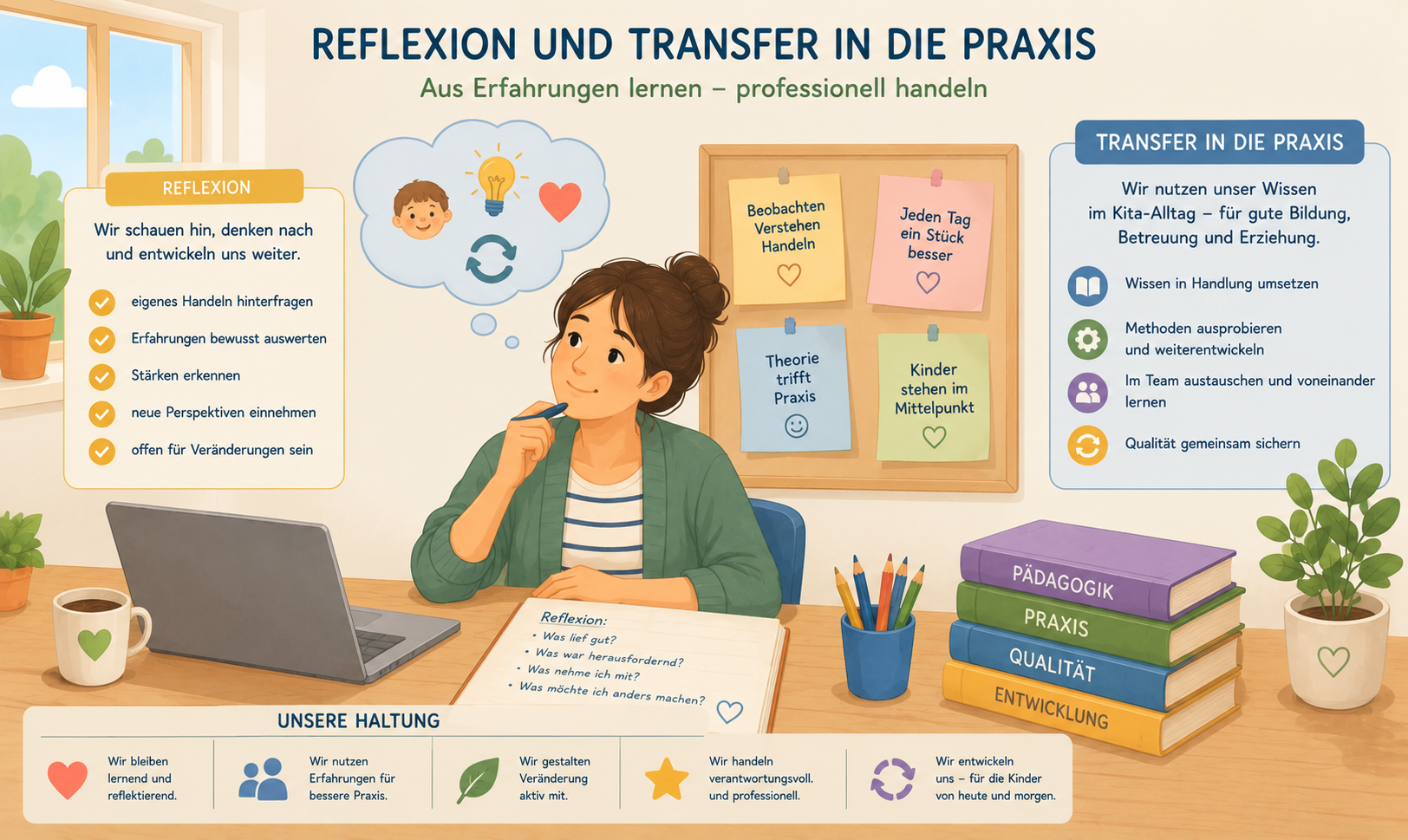 Modul 1.8 von 4 - Berufliches Selbstverständnis - Reflexion und Transfer in die Praxis