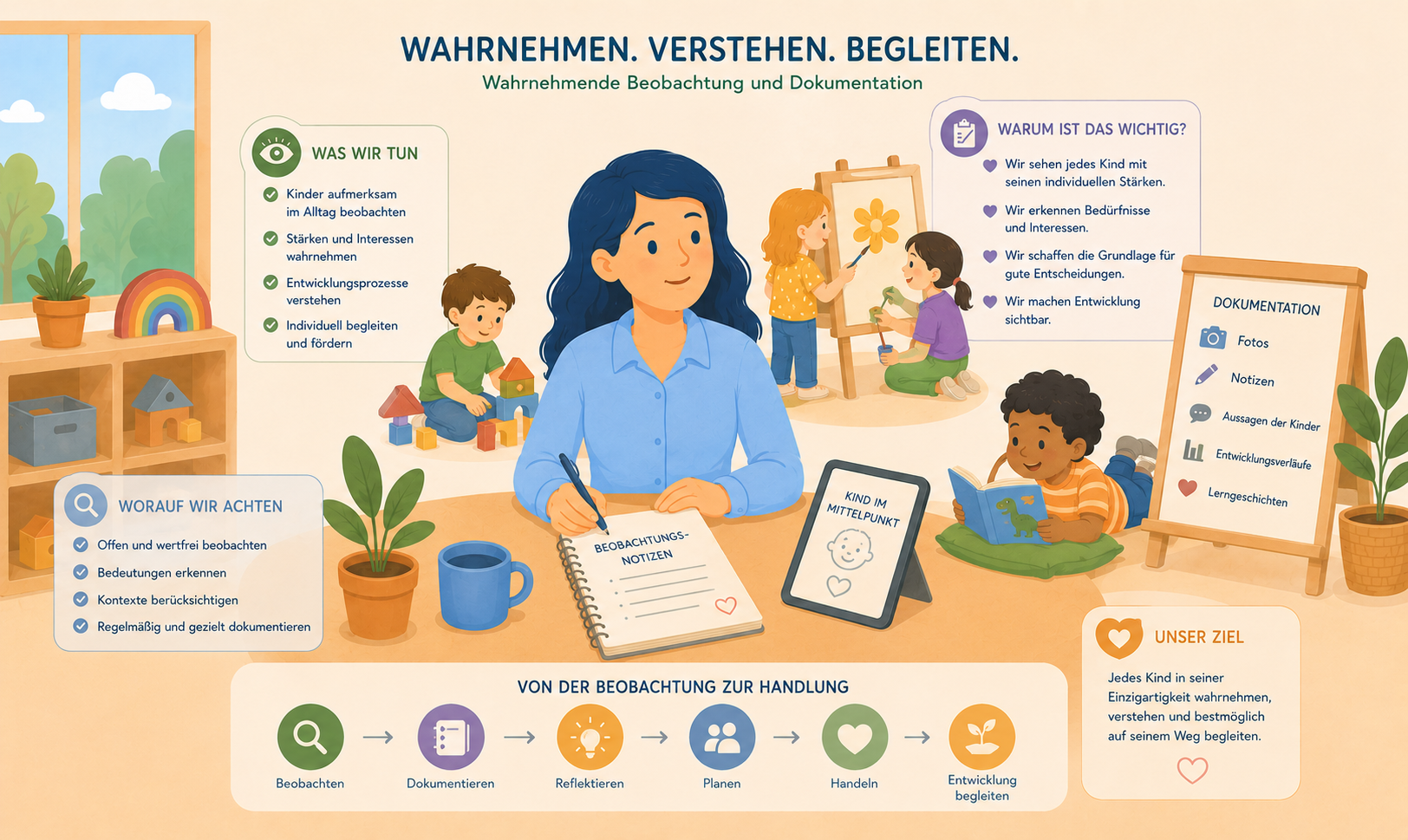 Modul 2.4 - Erziehungs-, Bildungs- & Betreuungsauftrag - Wahrnehmende Beobachtung und Dokumentation